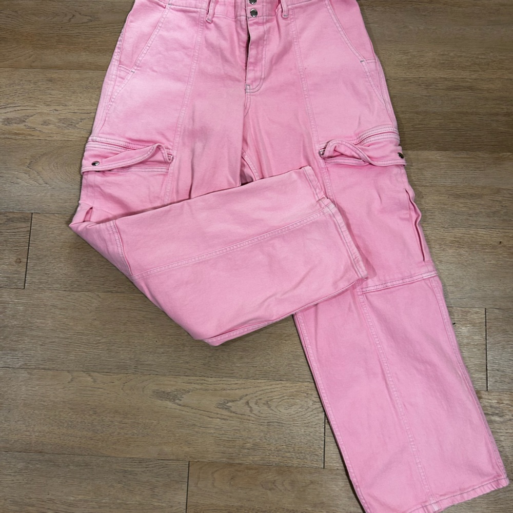 BDG Y2K Cargo Jeans PINK